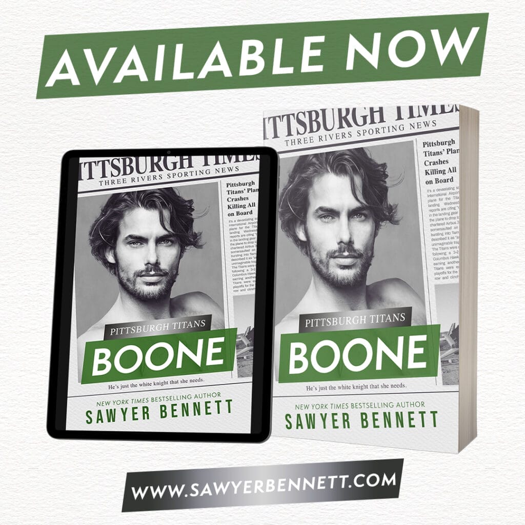Boone by Sawyer Bennett Availability