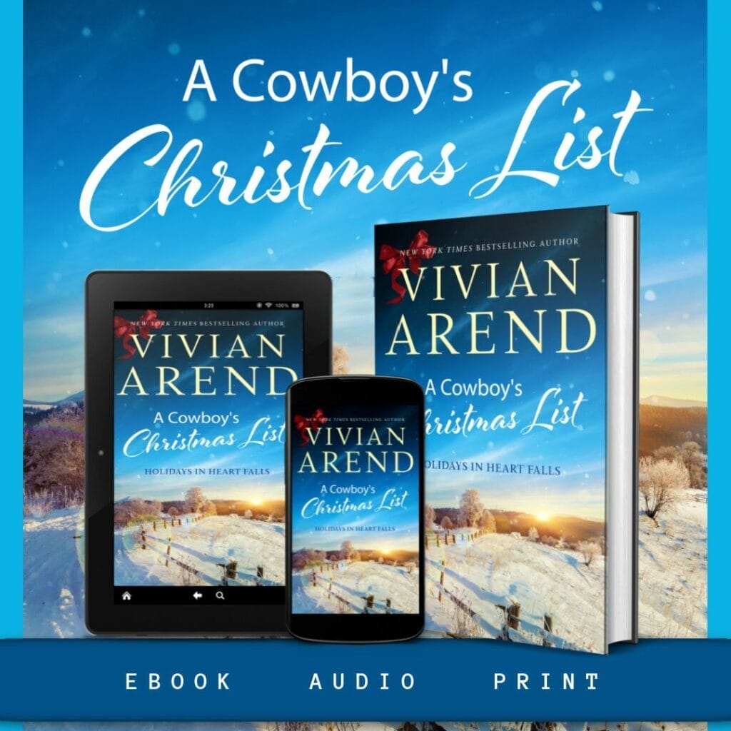 A Cowboys Christmas List by Vivian Arend Availability