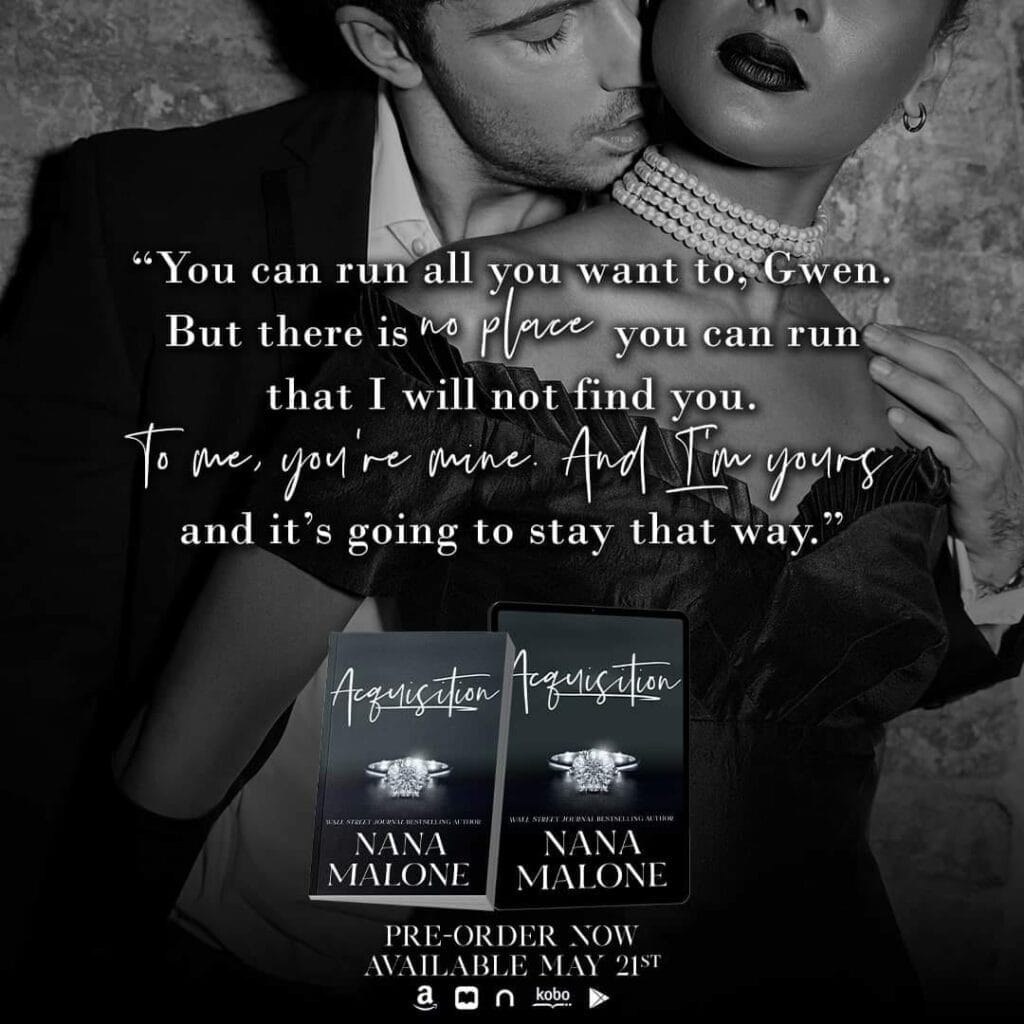 Acquisition by Nana Malone You Can Run Teaser
