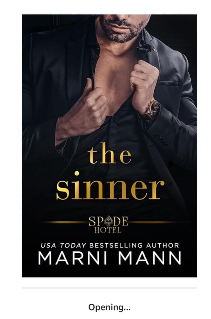 The Sinner by Marni Mann Cover
