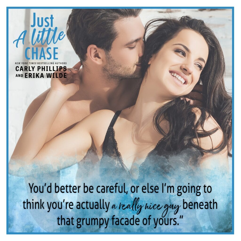Just a Little Chase by Carly Phillips and Erika Wilde Teaser Nice Guy
