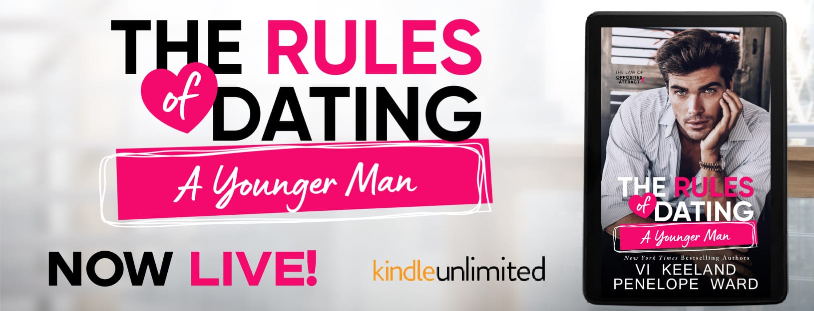 The Rules of Dating a Younger Man by Penelope Ward and Vi Keeland Banner
