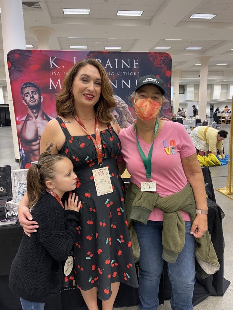Rain City 2024 Author Kim Loraine and daughter Sophie