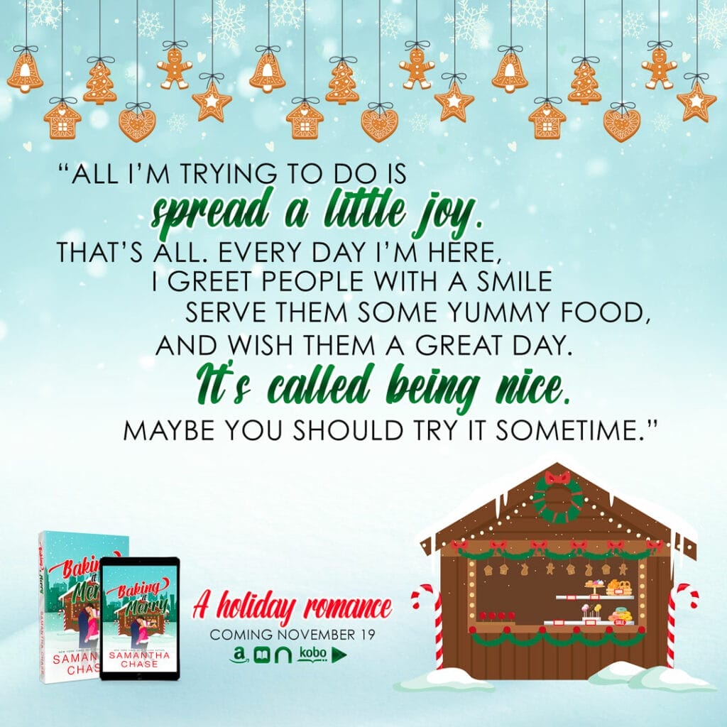 Baking It Merry by Samantha Chase Teaser Spread Sunshiine