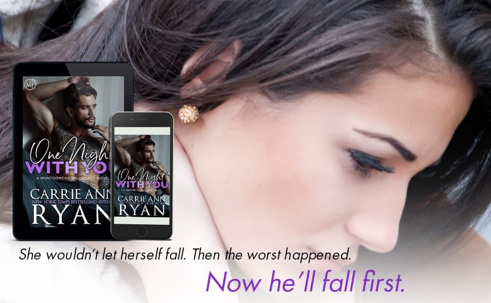 One NIght With You by Carrie Ann Ryan Banner