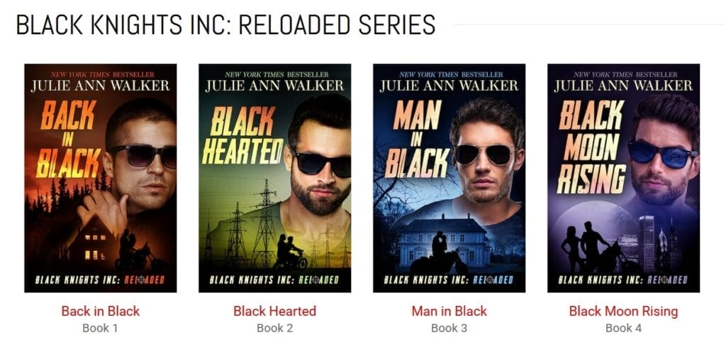 Black Knights Inc Reloaded Series by Julie Ann Walker