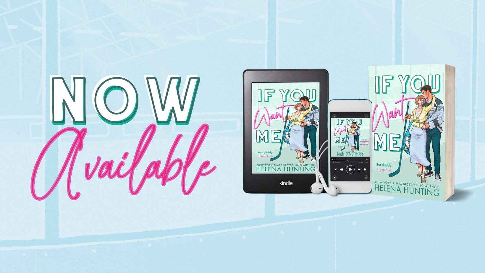 If You Want Me by Helena Hunting Banner