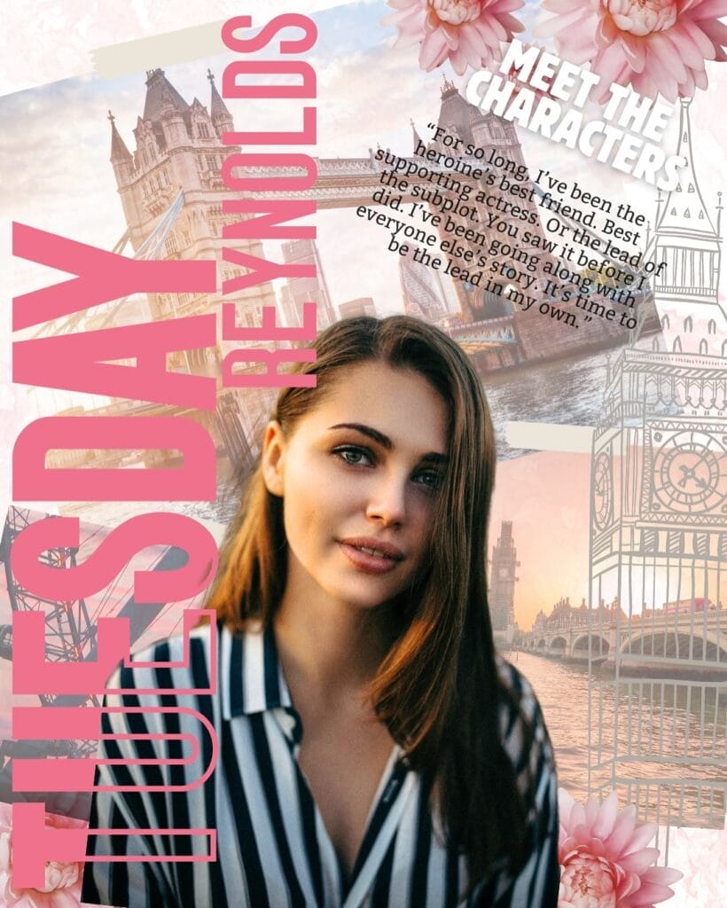 An American In London by Louise Bay Character Card Tuesday Reynolds
