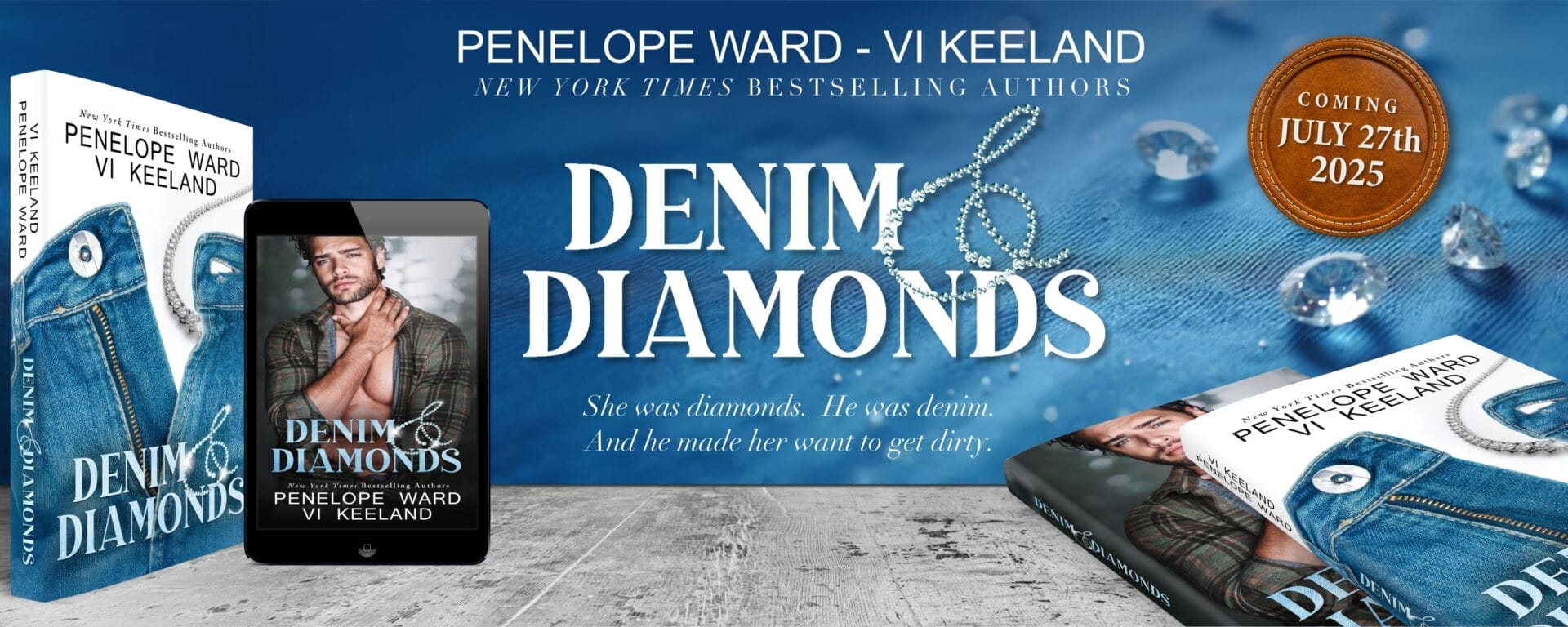 Denim and Diamonds by Penelope Ward and Vi Keeland Banner