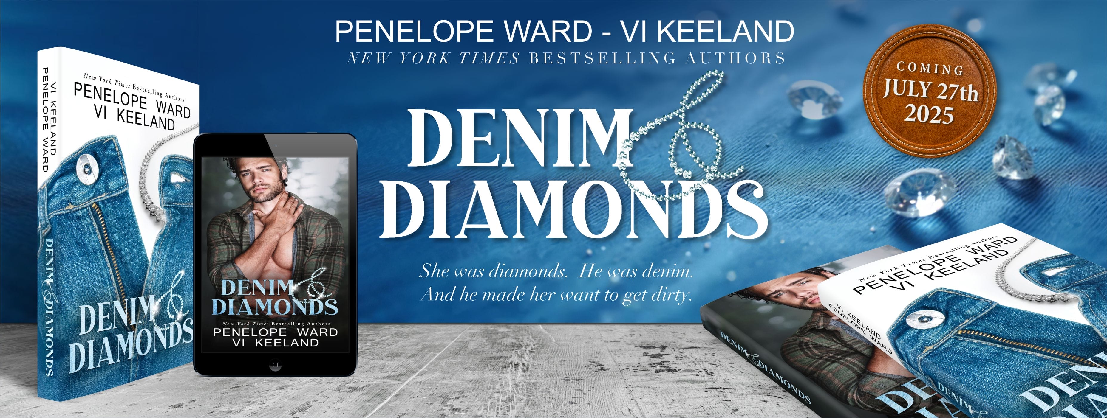 Denim and Diamonds by Penelope Ward and Vi Keeland Banner