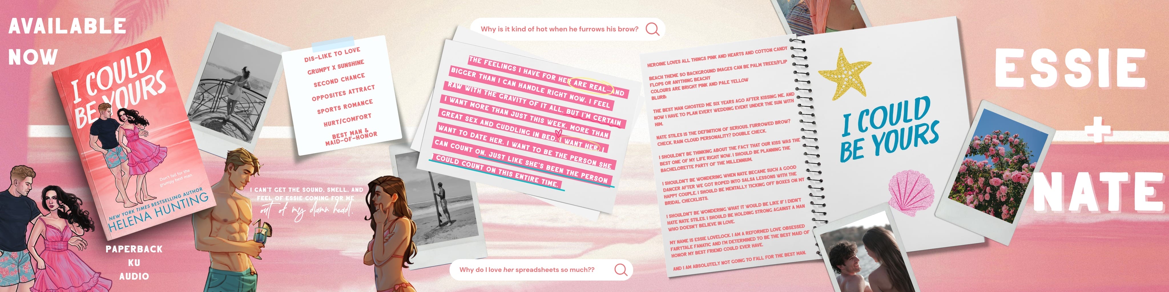 I Could Be Yours by Helena Hunting Banner