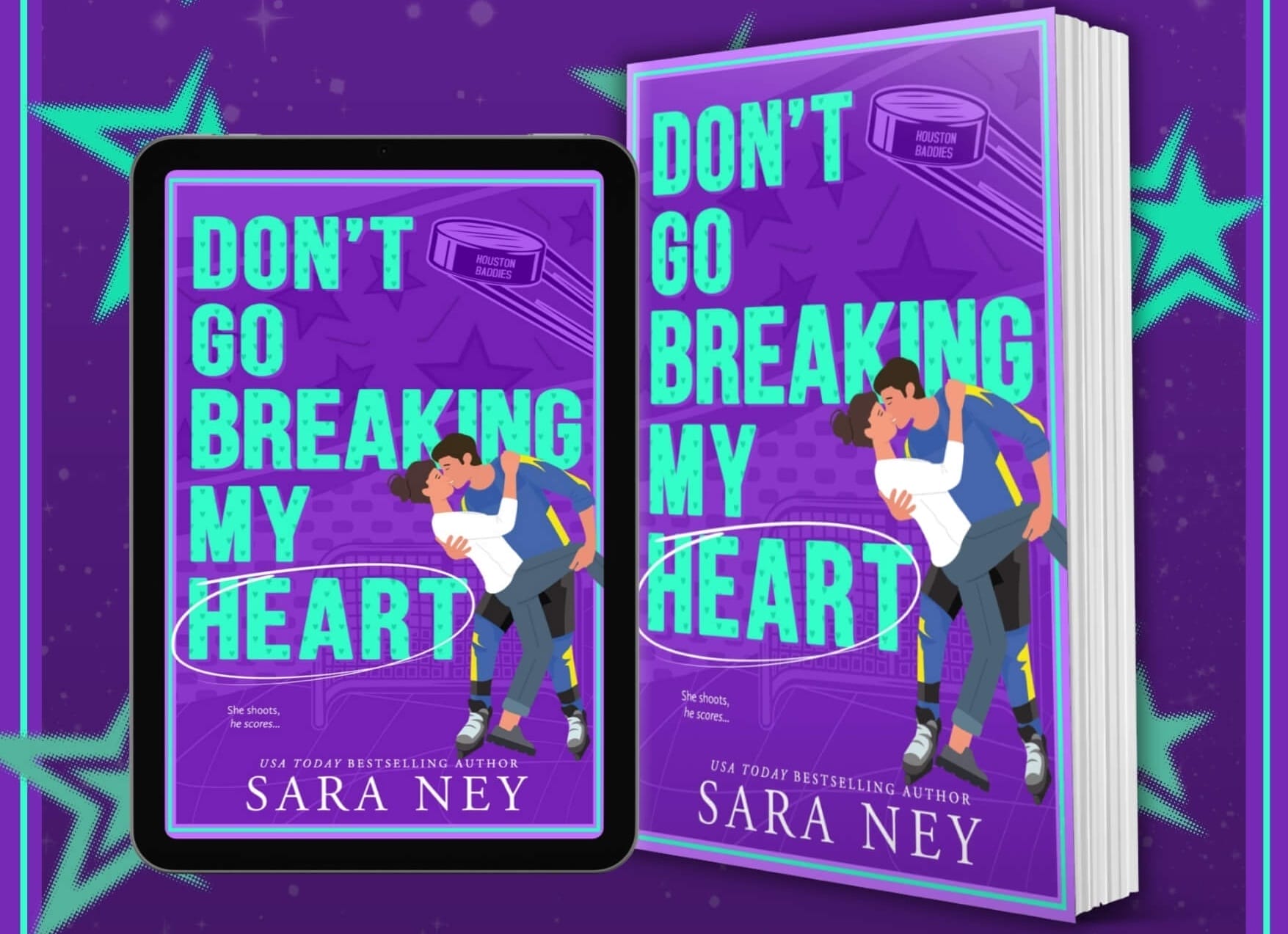 Dont Go Breaking My Heart by Sara Ney Banner