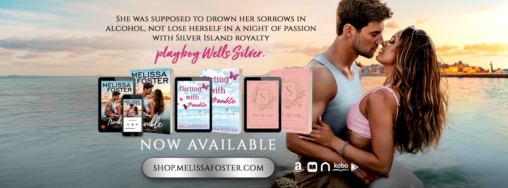 Flirting With Trouble by Melissa Foster Banner