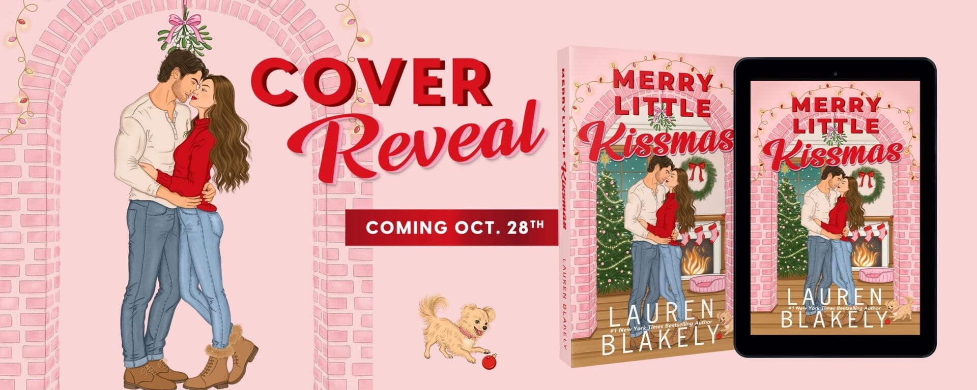 Merry Little Kissmas by Lauren Blakely Banner