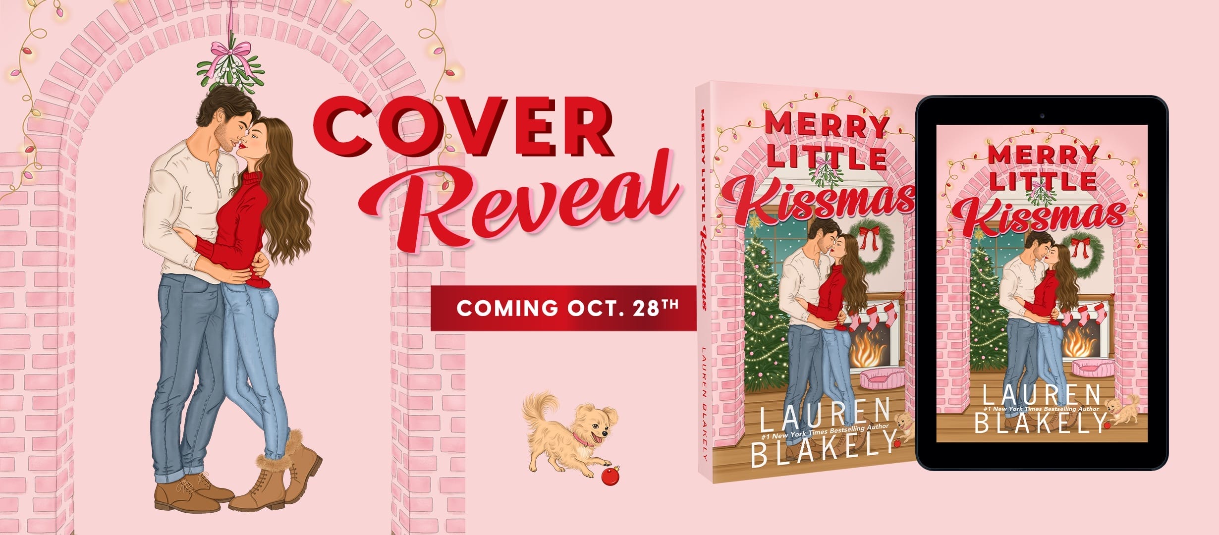 Merry Little Kissmas by Lauren Blakely Banner