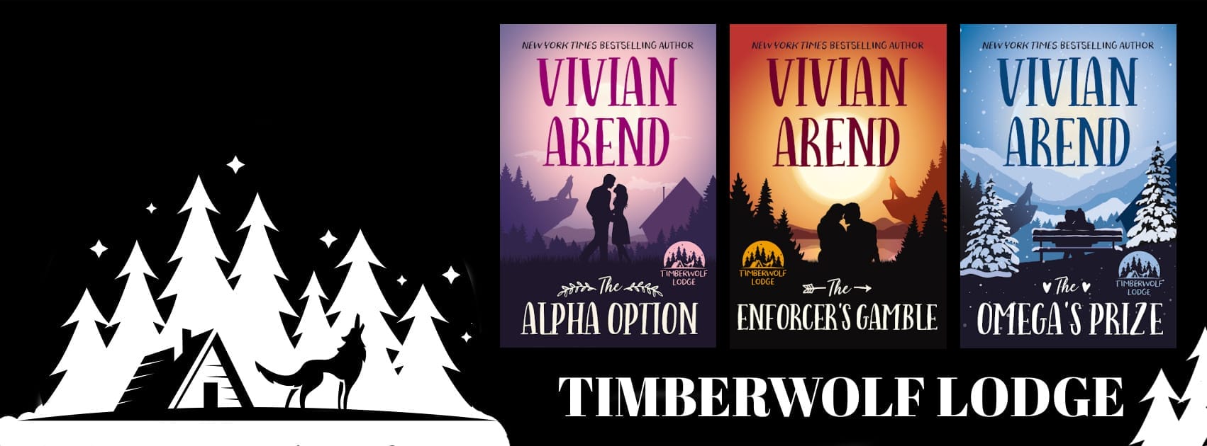 Timberwolf Lodge by Vivian Arend Banner