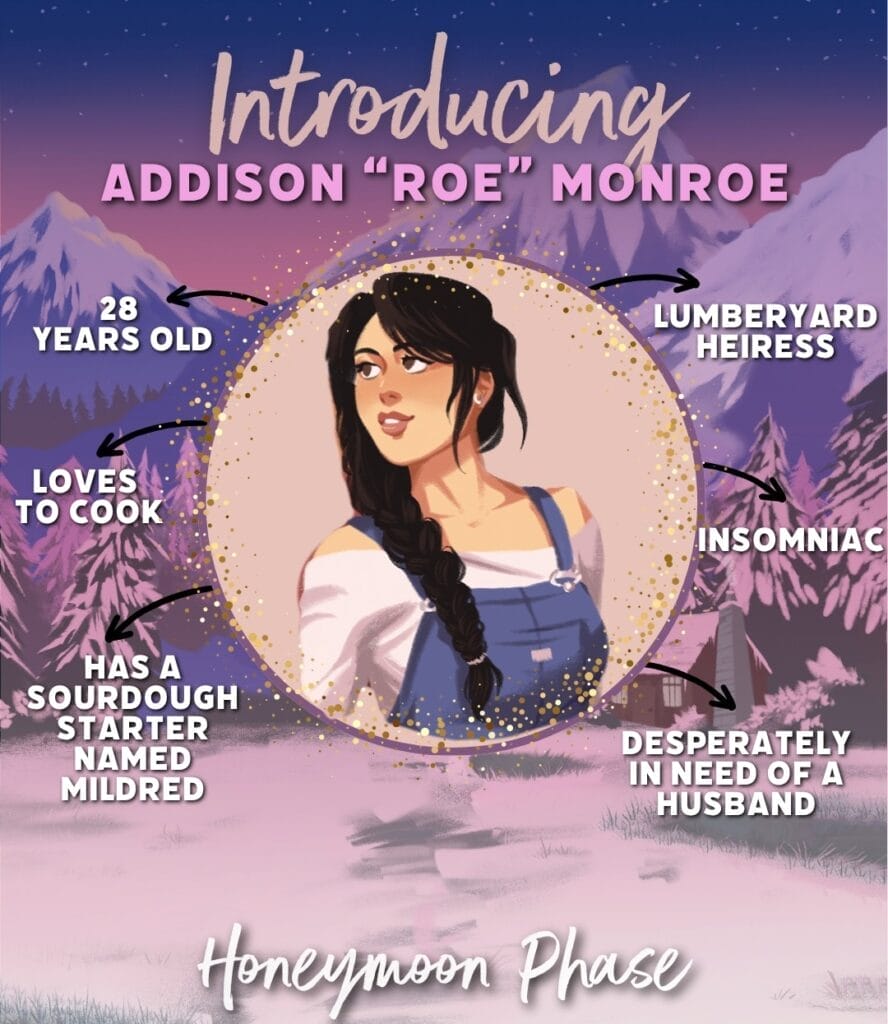 Honeymoon Phase by Amy Daws Character Card Addison Monroe