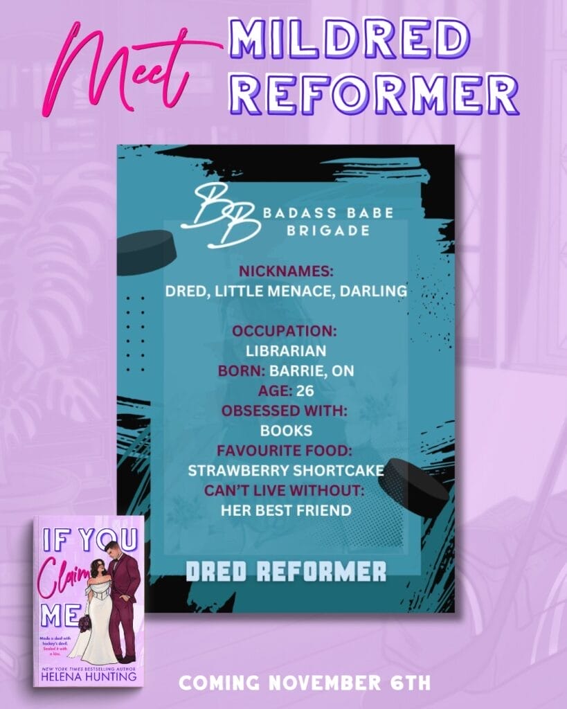 If You Claim Me by Helena Hunting Character Card Dred