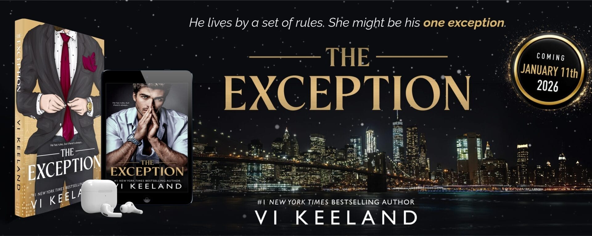The Exception by Vi Keeland Banner