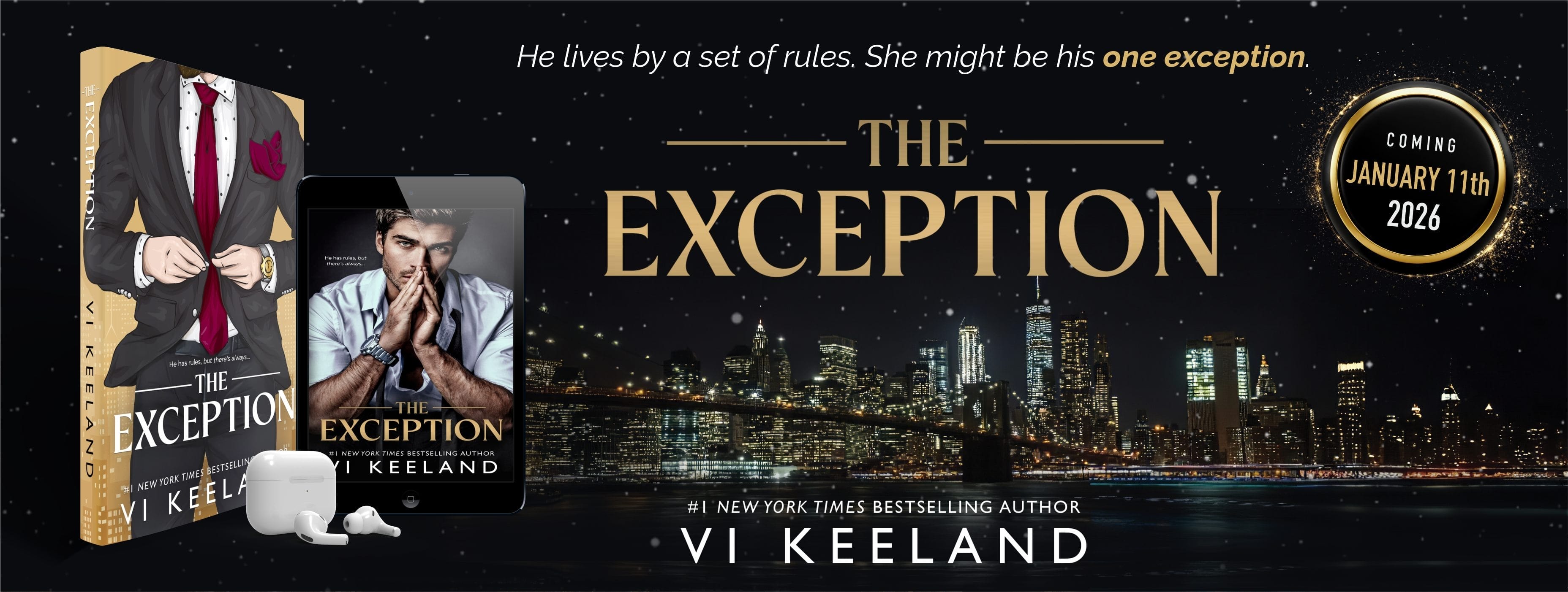 The Exception by Vi Keeland Banner