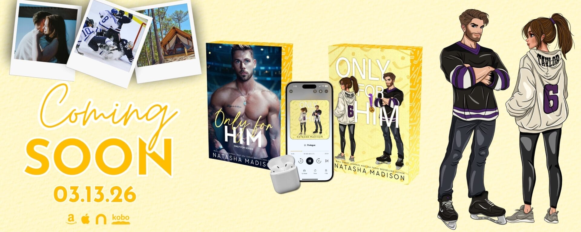 Only For Him by Natasha Madison Banner