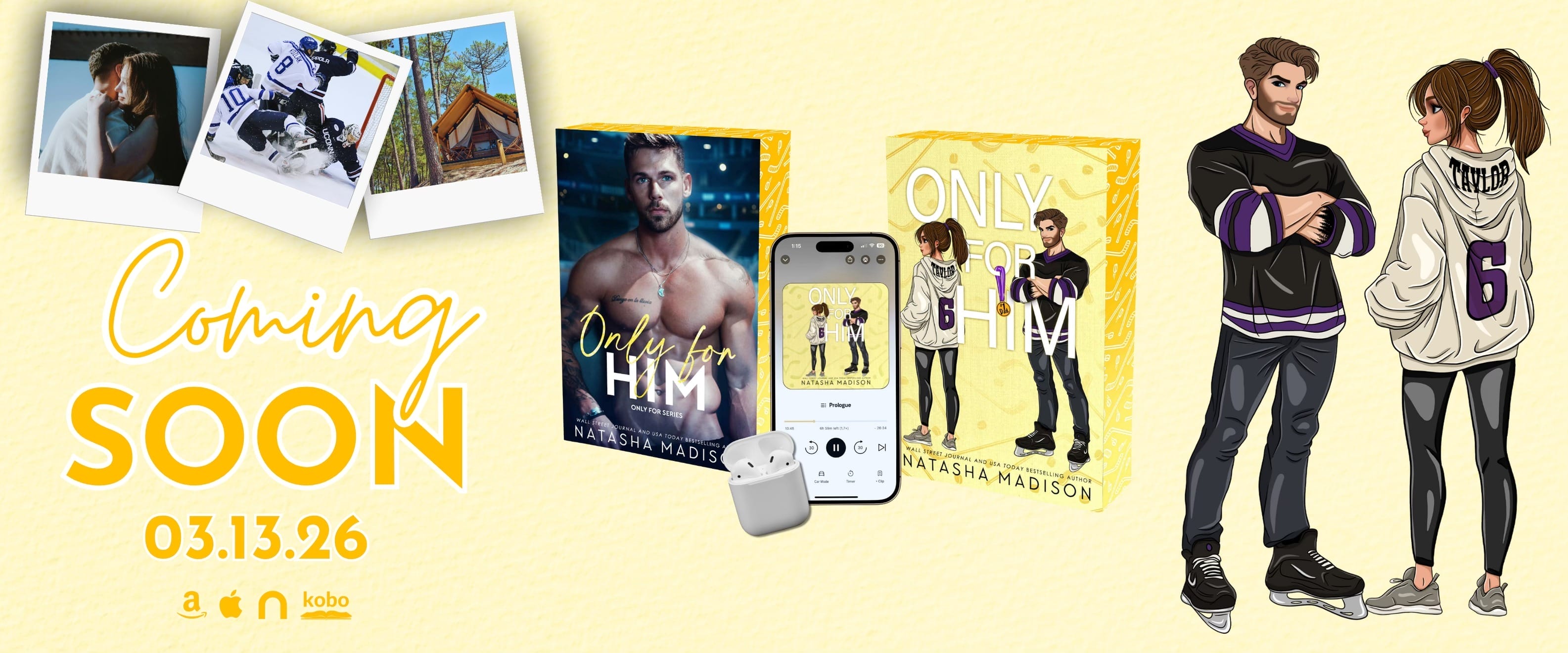 Only For Him by Natasha Madison Banner