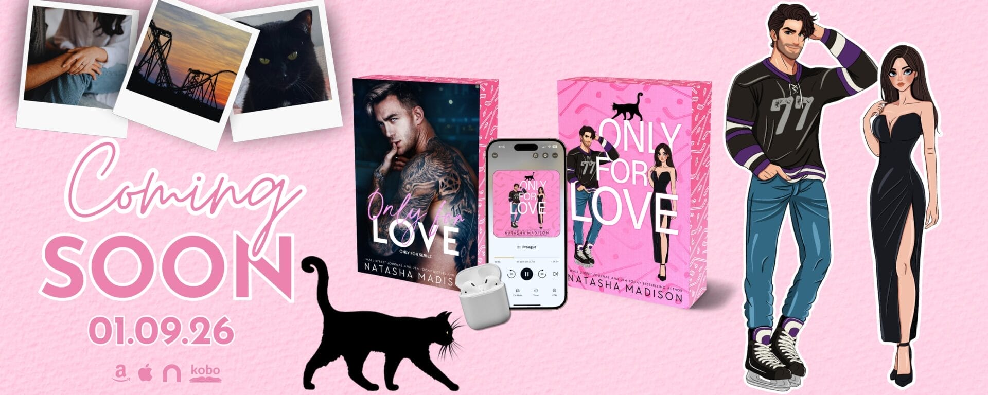 Only For Love by Natasha Madison Banner