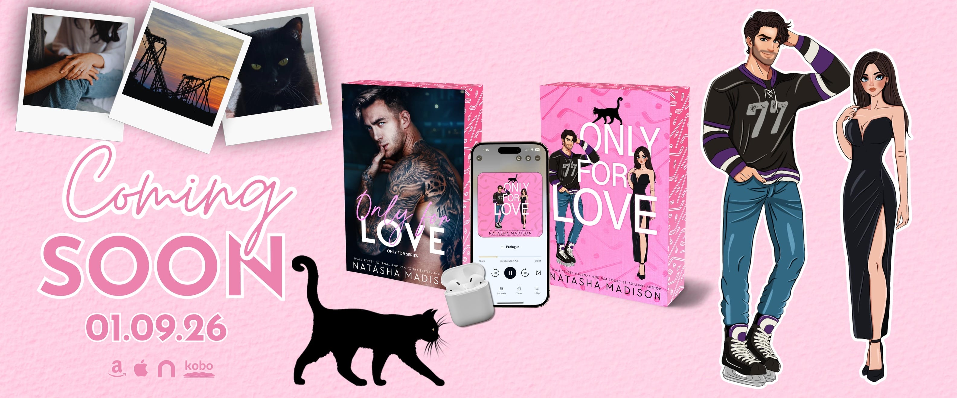 Only For Love by Natasha Madison Banner