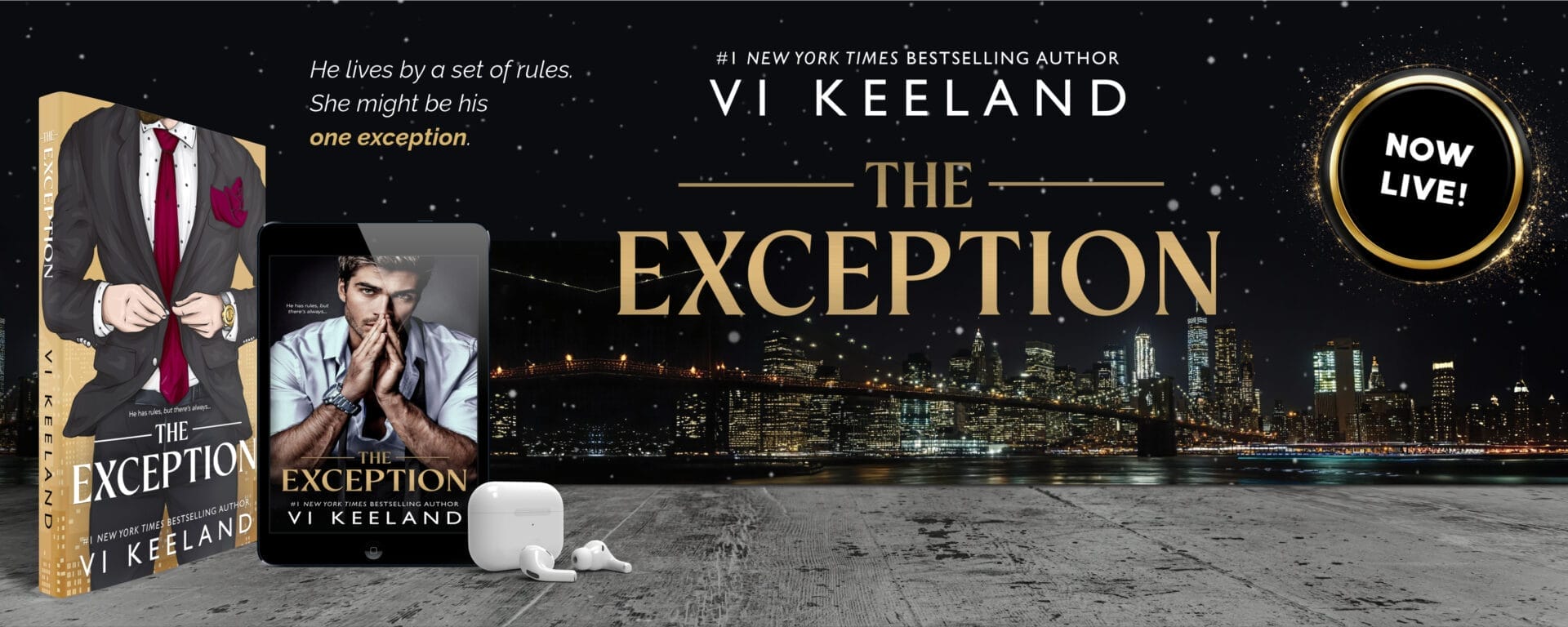 The Exception by Vi Keeland Banner