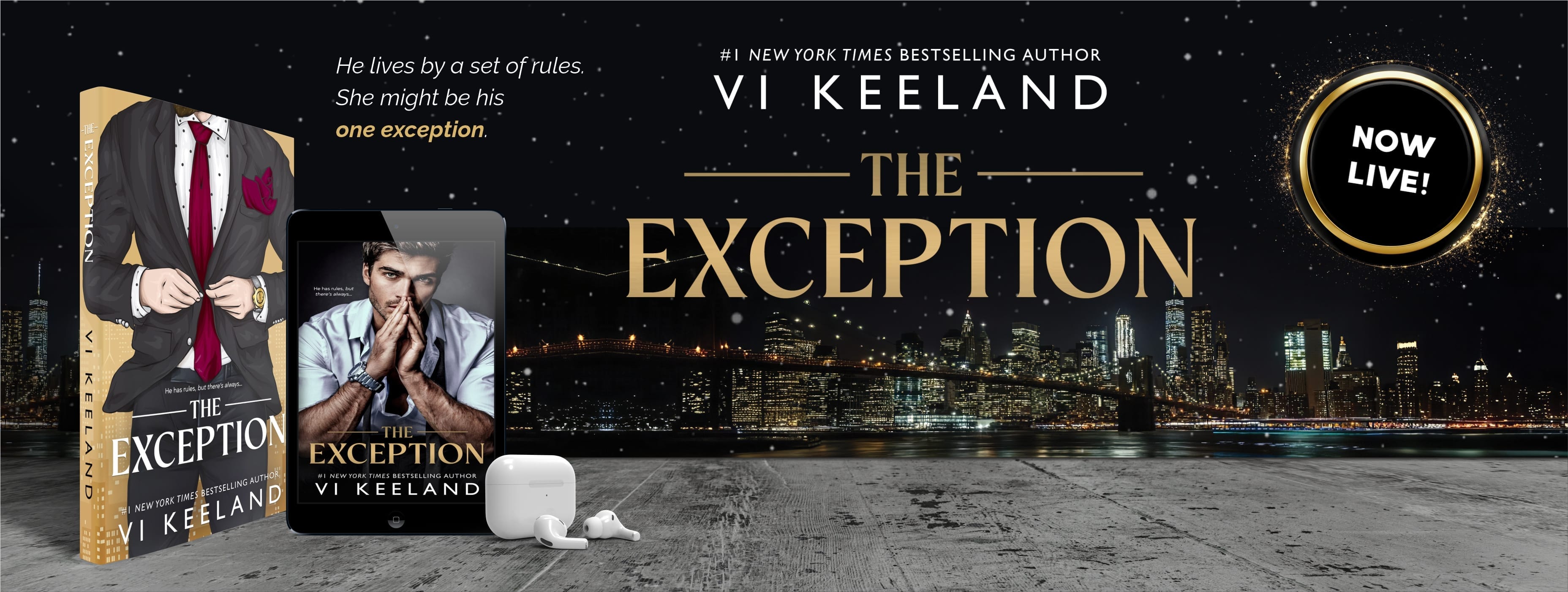 The Exception by Vi Keeland Banner