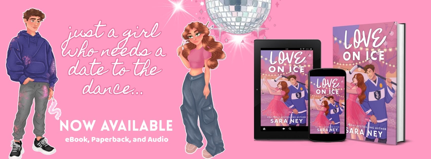 Love on Ice by Sara Ney Banner