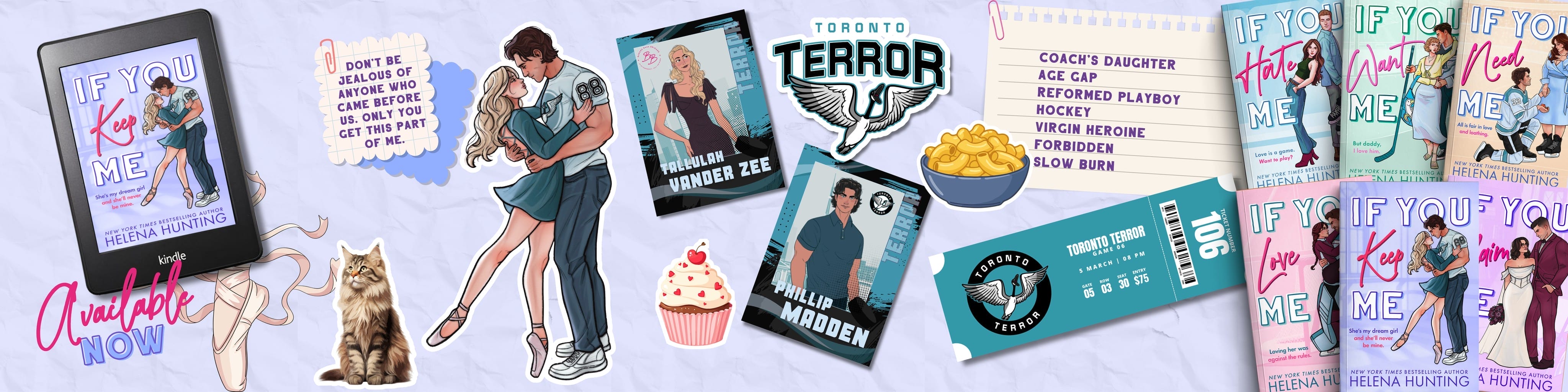 If You Keep Me by Helena Hunting Banner