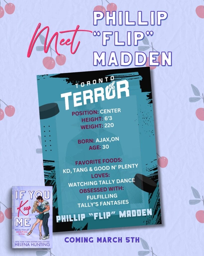 If You Keep Me by Helena Hunting Character Card Flip Madden